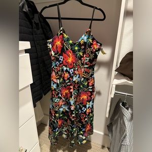 Dress the Population Maren Floral Embroidered Fit & Flare Dress